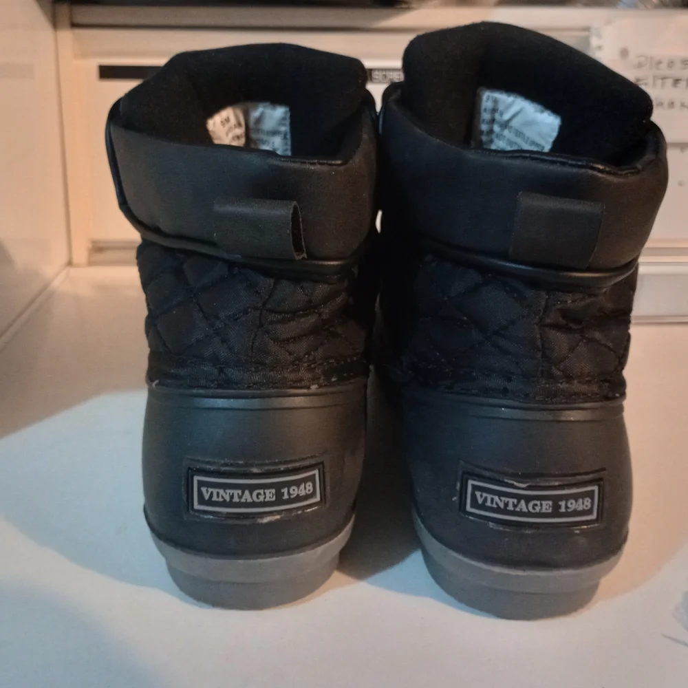 Weatherproof Black Men's Rain & Snow Boots - Picture 4 of 4